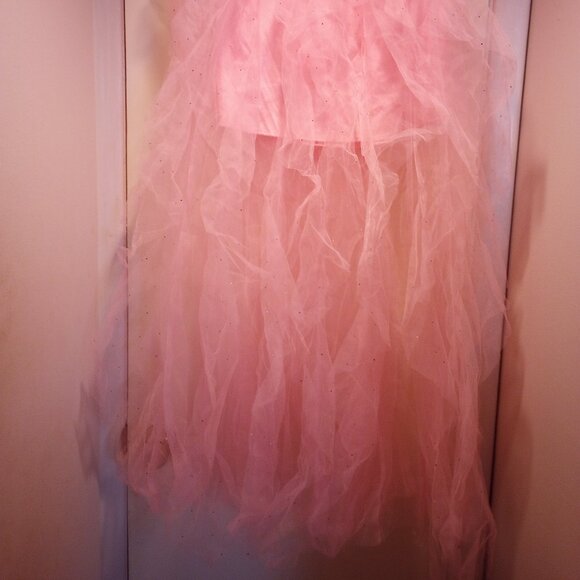Main Strip M pink tulle ruffle confetti skirt maxi NWT - Picture 2 of 8